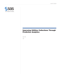 Improving Utilities Collections Through Predictive