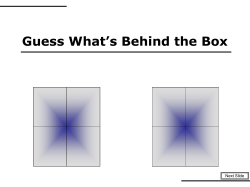Guess What`s Behind the Box