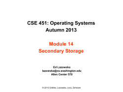 Operating Systems CS451