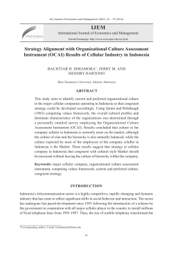 Strategy Alignment with Organizational Culture Assessment