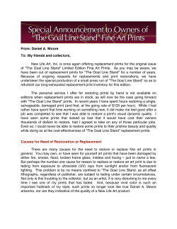 From: Daniel A. Moore To: My friends and collectors, New Life Art