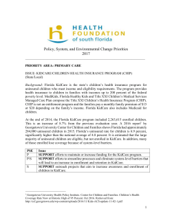 Public Policy Priorities