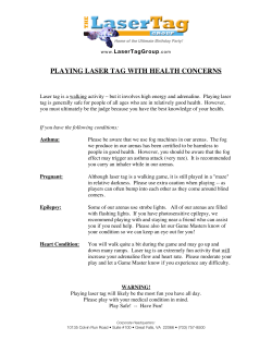 playing laser tag with health concerns
