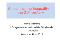 Global income inequality: the past two centuries