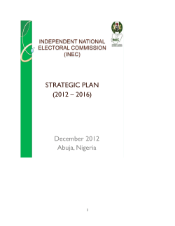 TABLE OF CONTENTS Acronyms Foreword Acknowledgements