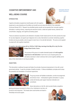 COGNITIVE EMPOWERMENT