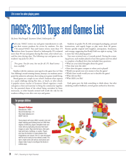 Life is more fun when playing games for younger children