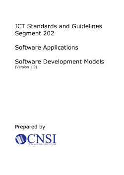 2.0 The Linear Sequential Model or the Waterfall