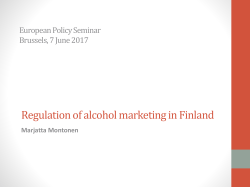 Alkoholilakiluonnos: lausunnot