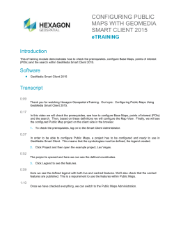 configuring public maps with geomedia smart client 2015