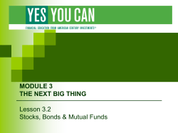 Stocks Bonds Mutual Funds