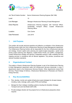 Position Description - City of Greater Geraldton