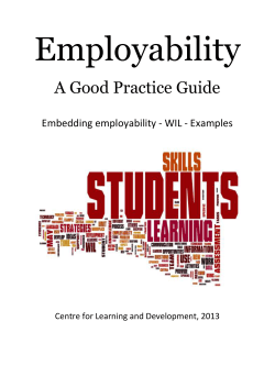 Teaching tips for employability skills