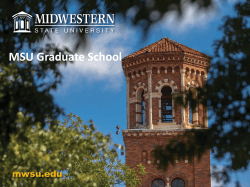 Graduate School and Sponsored Programs