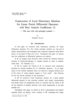 Construction of Local Elementary Solutions for Linear Partial