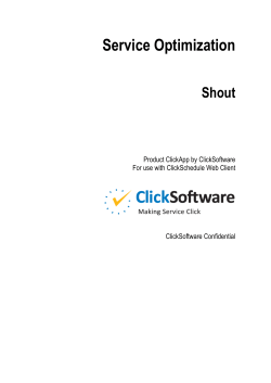 Shout - ClickSoftware