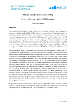 The NMC will be responsible for coordinating and