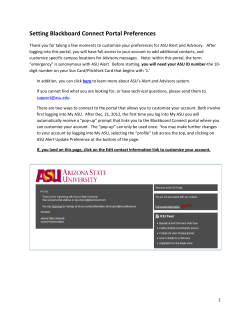 Setting Blackboard Connect Portal Preferences
