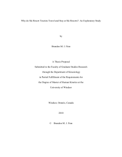 THESIS PROPOSAL DOCUMENT