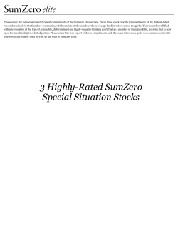 SumZero elite - Amazon Web Services