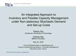 An Integrated Approach to Inventory and Flexible Capacity