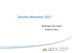 ACCS Teacher Allocation Presentation 2017