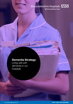 Dementia Strategy 2017 - Gloucestershire Hospitals NHS