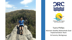 Tuana Phillips - Chesapeake Research Consortium