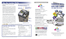 NASHVILLE MTA`s NEW FARE CARDS