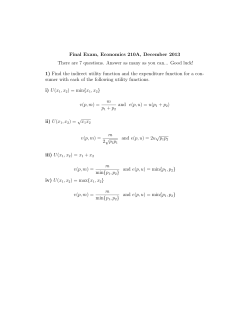 Final Exam 2013 with answers