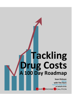 A 100 Day Roadmap - Fair Pricing Coalition