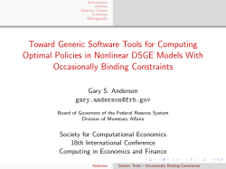 Toward Generic Software Tools for Computing Optimal Policies in