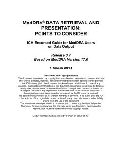 5.1 &ndash; Modified MedDRA Query Based on an SMQ