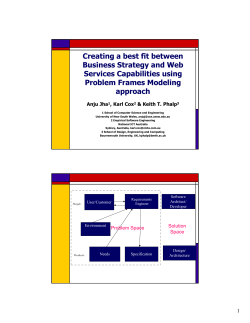 Creating a best fit between Business Strategy and Web