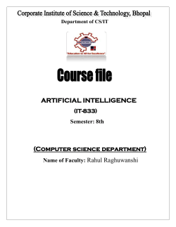 Course File Sample(CS/IT)