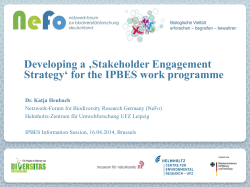 IPBES - Belgian Biodiversity Platform