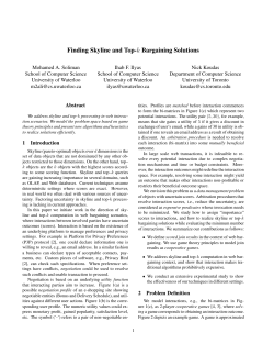 Finding Top-k and Skyline Bargaining Solutions