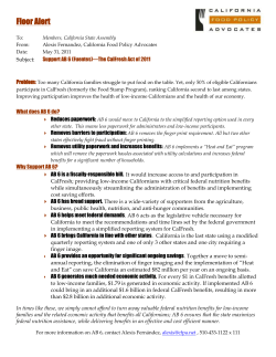 AB6-AssmFloorAlert-2.. - California Food Policy Advocates
