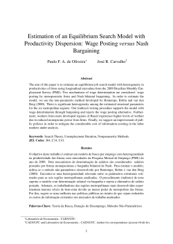 Estimation of an Equilibrium Search Model with