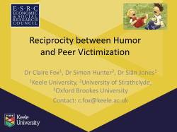 How do children use humour?
