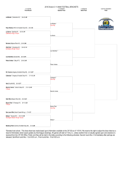 2016 Division 3 11-MAN FOOTBALL