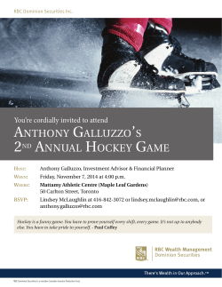 ANTHONY GALLUZZO`S 2ND ANNUAL HOCKEY GAME