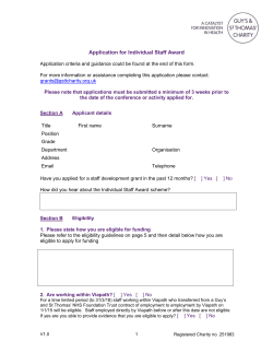 Guy`s and St Thomas` Charitable Foundation