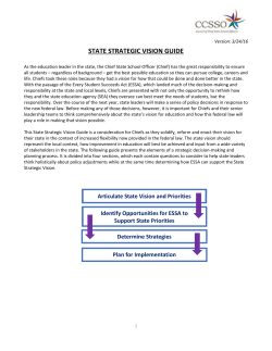 State Strategic Vision Guide - Council of Chief State School Officers