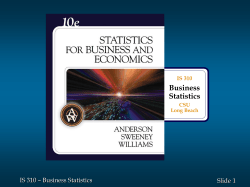 descriptive statistics i: tabular and graphical methods