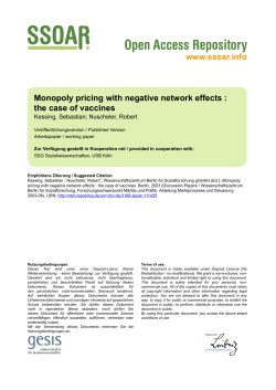 Monopoly pricing with negative network effects: the case of