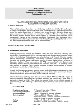 Job Description - NHS Scotland Recruitment