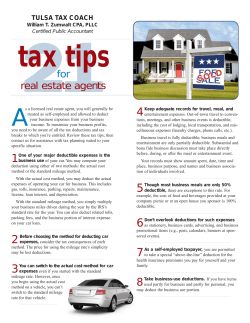 21 Tax Tips for Real Estate Agents - E3361