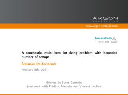 A stochastic multi-item lot-sizing problem with bounded number of