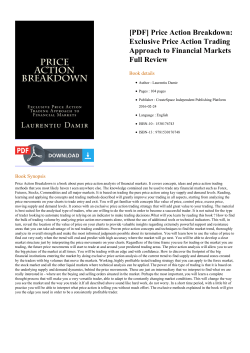 Price Action Breakdown: Exclusive Price Action